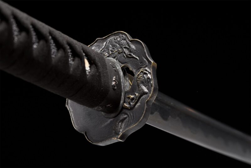 Katana De Damasco Con Hamon Real