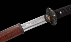 Katana De Damasco Con Hamon Real